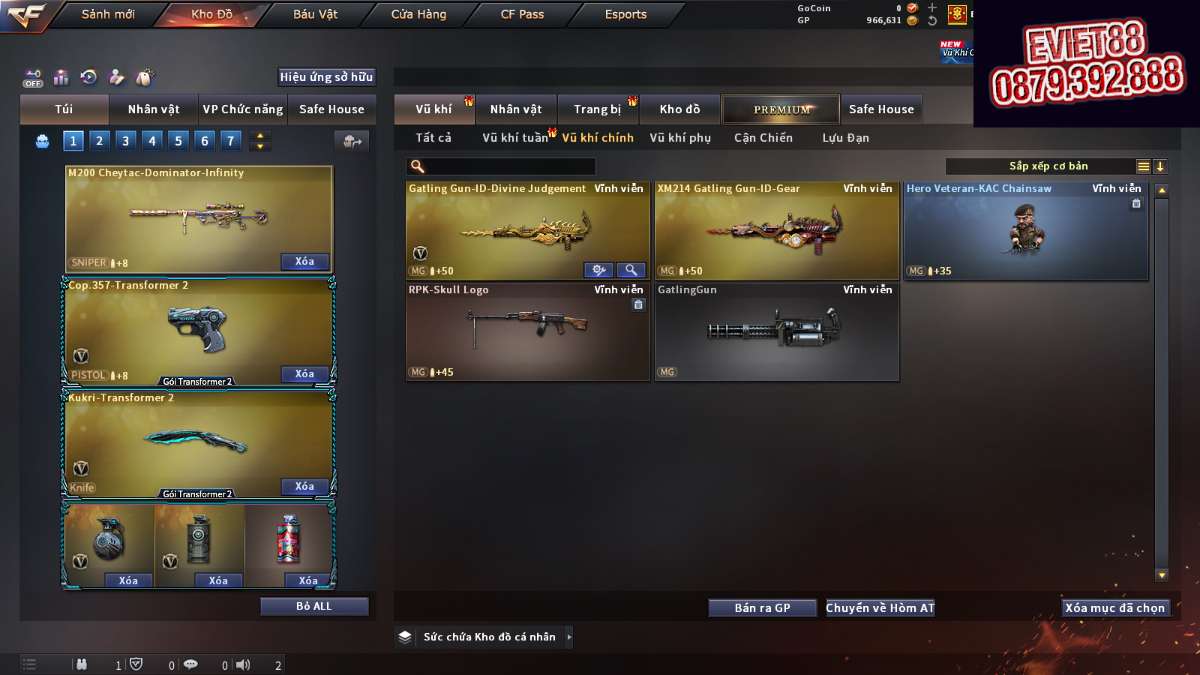 shop acc cf uy tin gia re